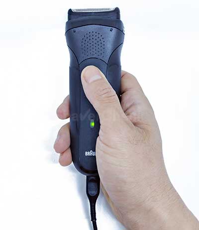 The Braun Series 3 300s corded & cordless shaver.