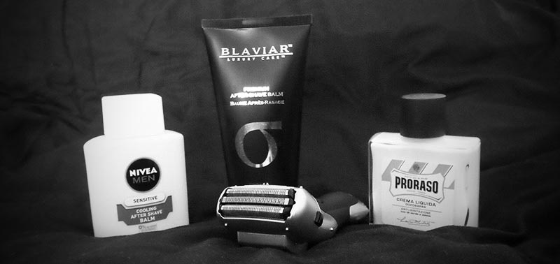 A quality aftershave can help with razor burn.