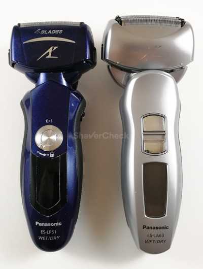 Arc 4 shavers with the arched shape of the foils.
