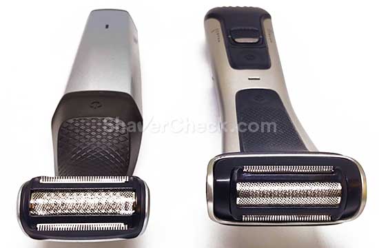 The Philips Norelco Bodygroom 5000 and 7000.