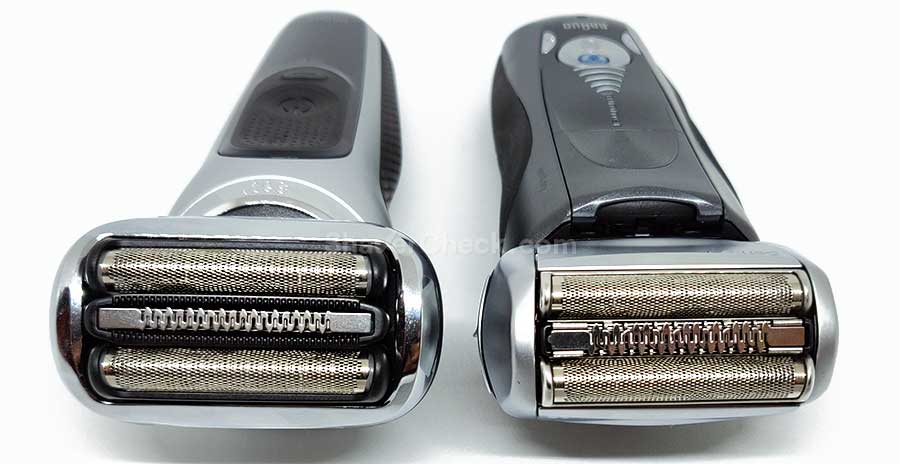 Braun Series 7 shaving head comparison.
