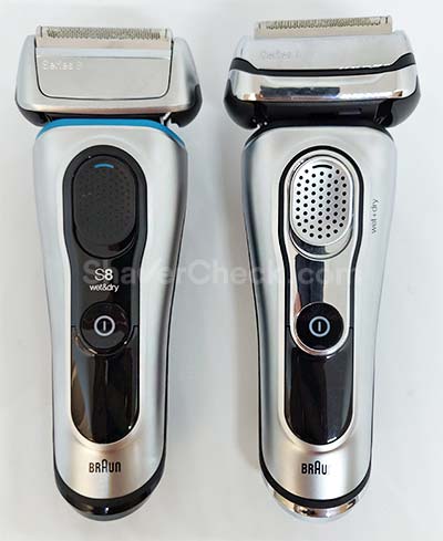 Design-wise, the Series 8 (left) and 9 (right) are very similar.