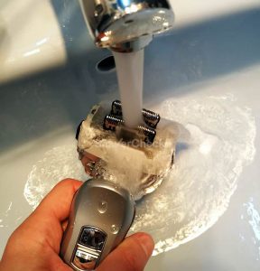 Cleaning an electric razor regularly is key for the life of the blades