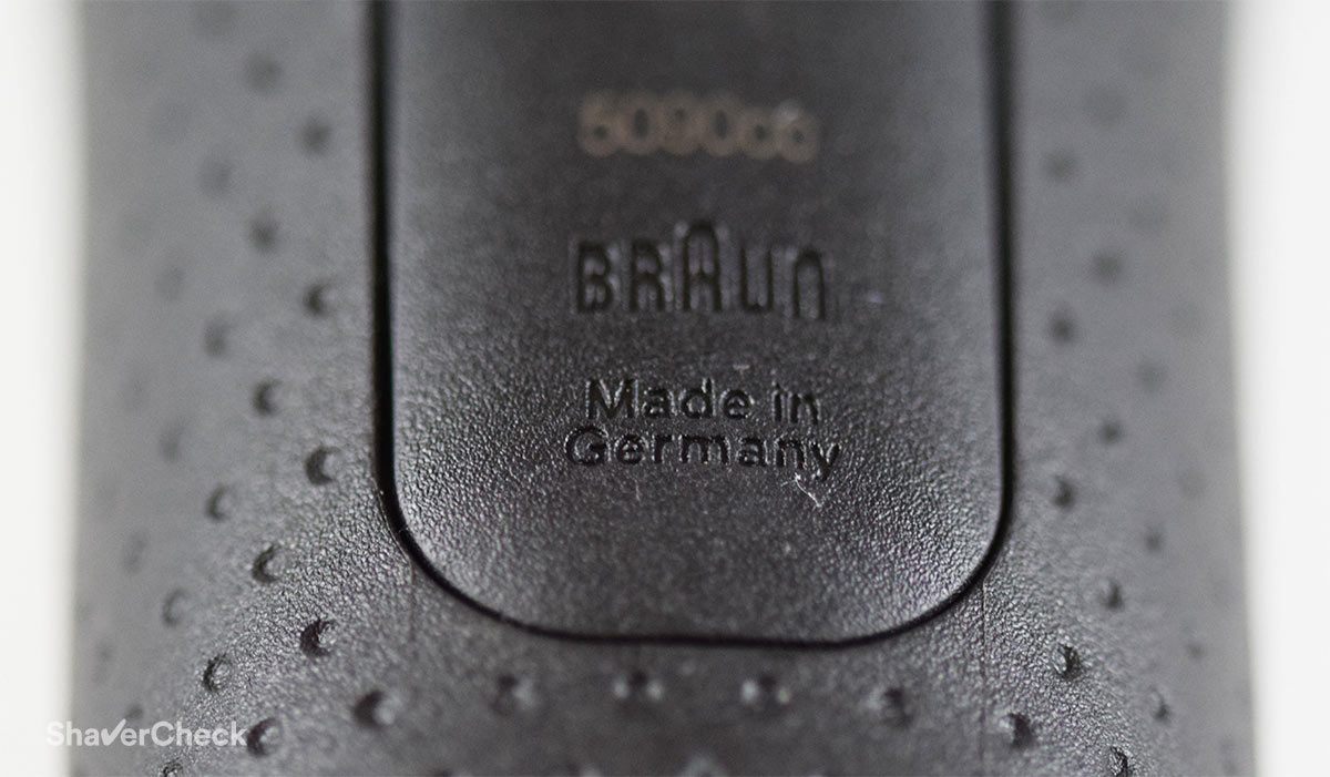 The Braun Series 5 is made in Germany