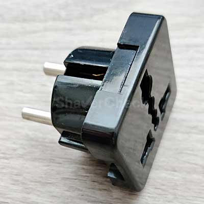 European plug adapter.