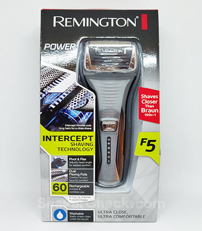 The packaging of the Remington F5-5800.