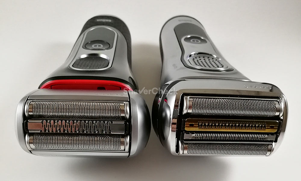 Braun Series 5 (left) and Series 9 (right).