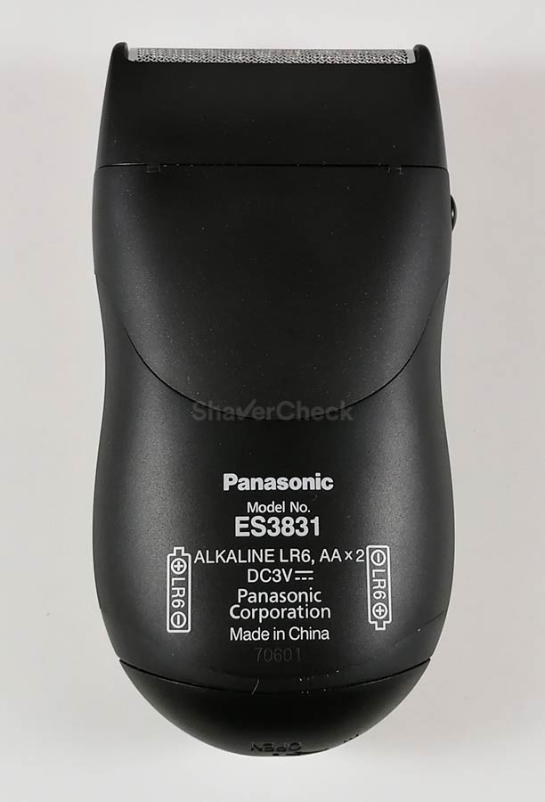 Panasonic ES3831K back.
