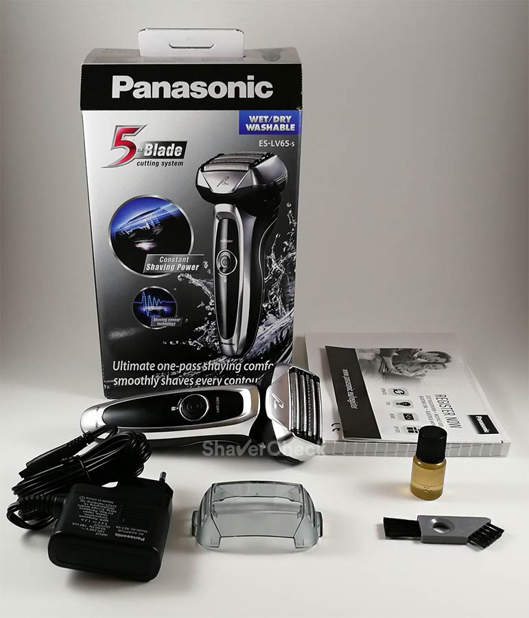 Panasonic ES-LV65-S Arc 5 included accessories.