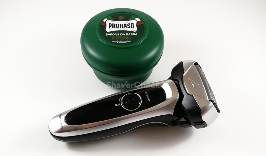 Wet shaving with an electric razor can be beneficial for men with coarse beards.