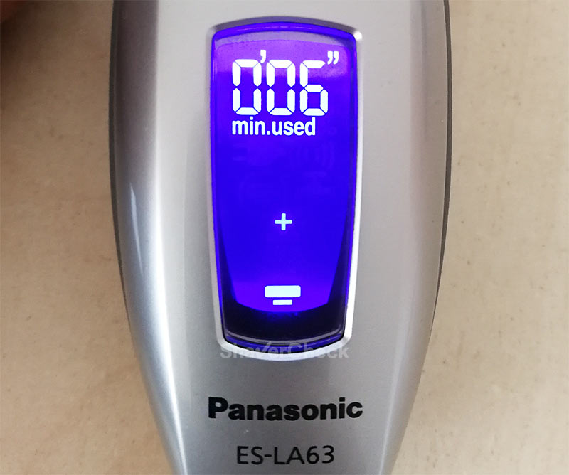 Panasonic ES-LA63-S counter
