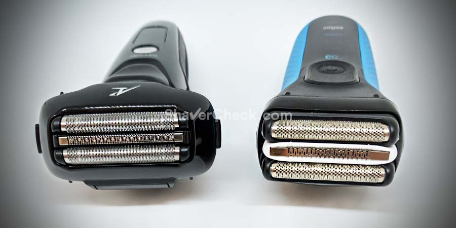 The Panasonic Arc 3 and Braun Series 3, two of the most compelling affordable shavers out there that offer great performance for the money.