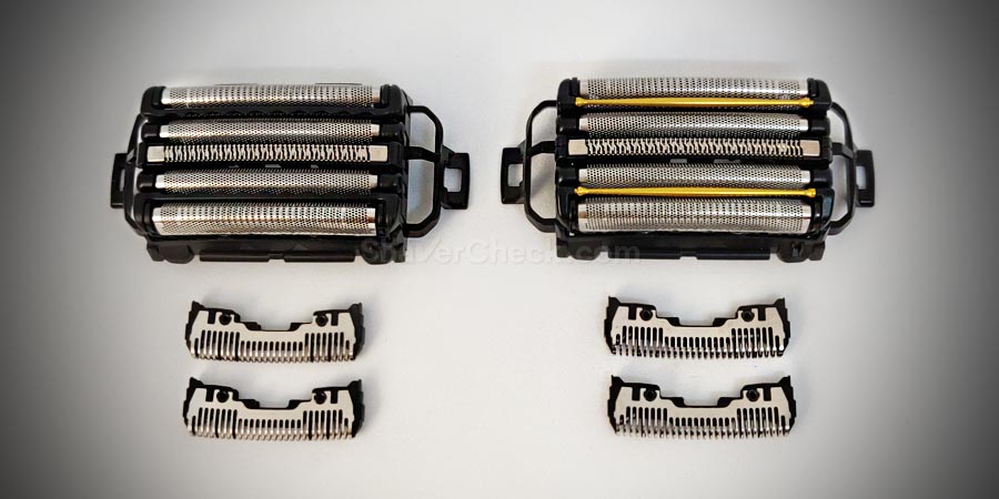 The old (left) and new (right) Panasonic Arc 5 foils.