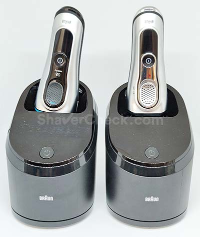 Braun Series 8 and 9 cleaning stations.