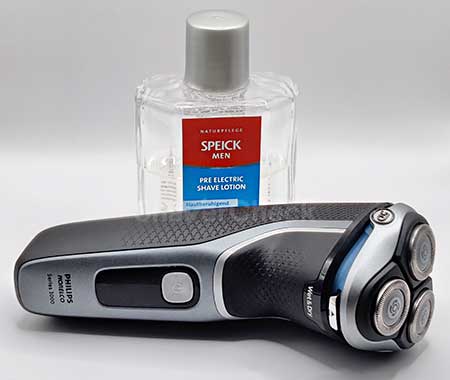 Shaving with the Norelco 3800 and a pre-shave lotion will likely result in a better shave.