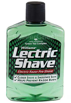 Williams Lectric Shave Pre Electric Lotion.