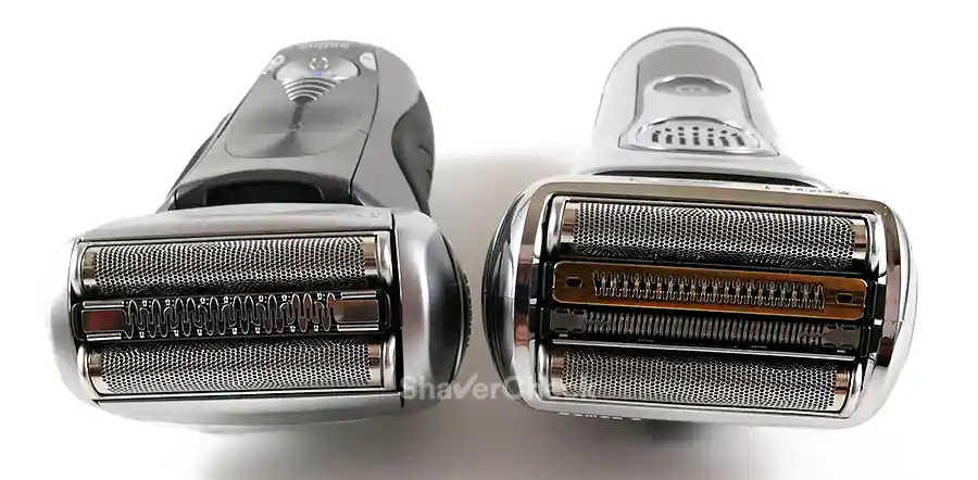 Braun Series 7 (left) and Series 9 (right).