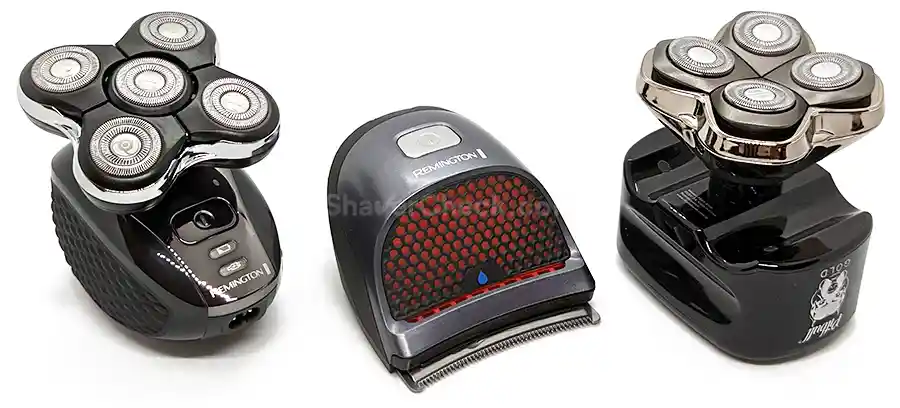 Three shavers and trimmers specifically designed for shaving your head.