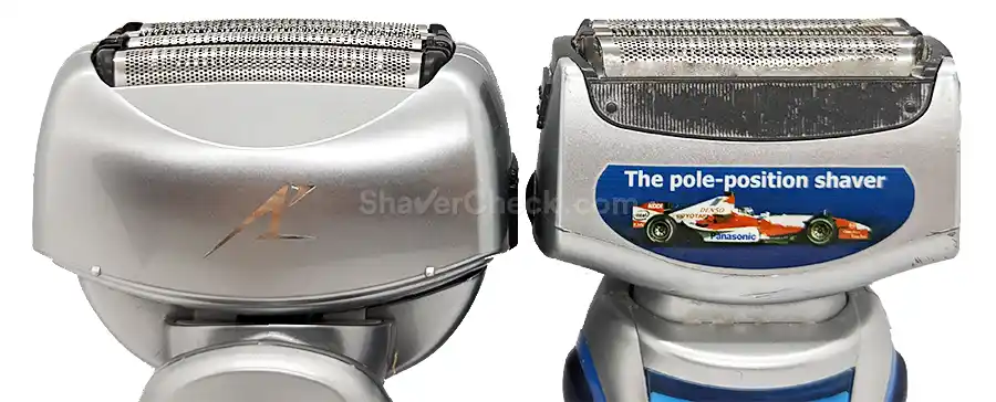 Arc vs non-Arc Panasonic electric shavers.